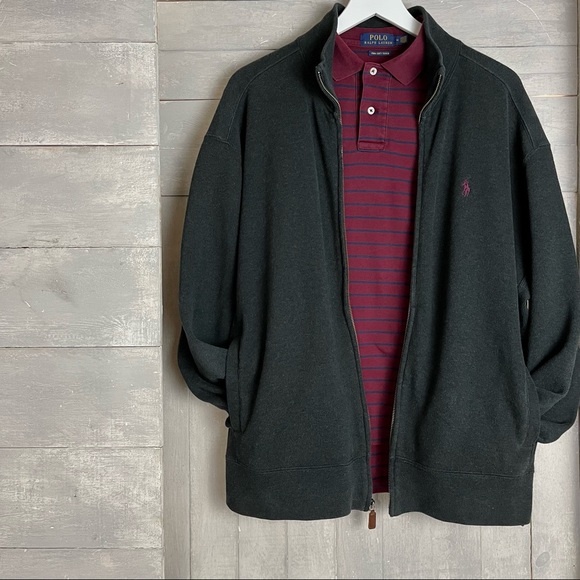 Polo by Ralph Lauren Full Zip Fleece Sweater - Picture 8 of 12